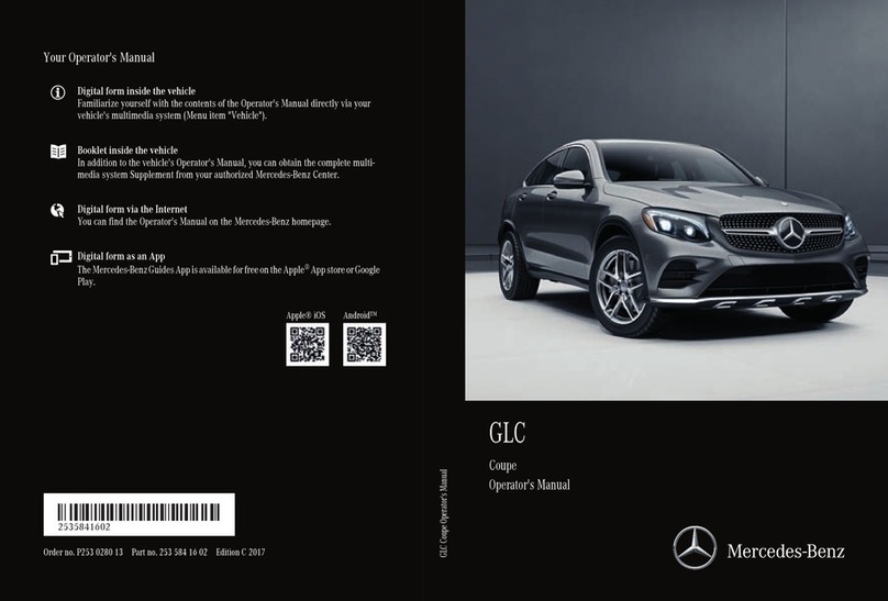Mercedes-Benz GLC 2017 User manual