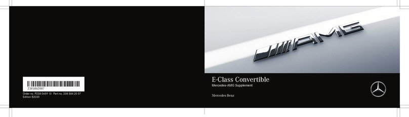 Mercedes-Benz E-Class Convertible 2020 User manual