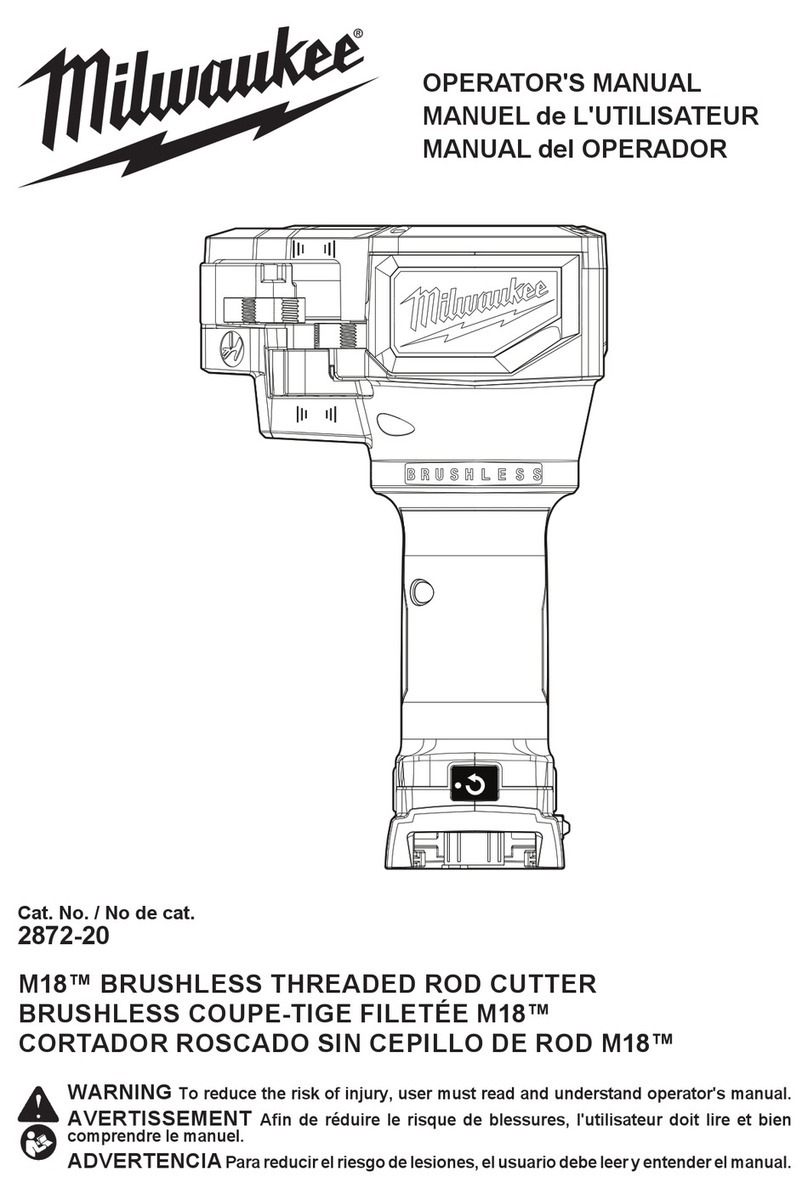 Milwaukee M18 2872-21 User manual