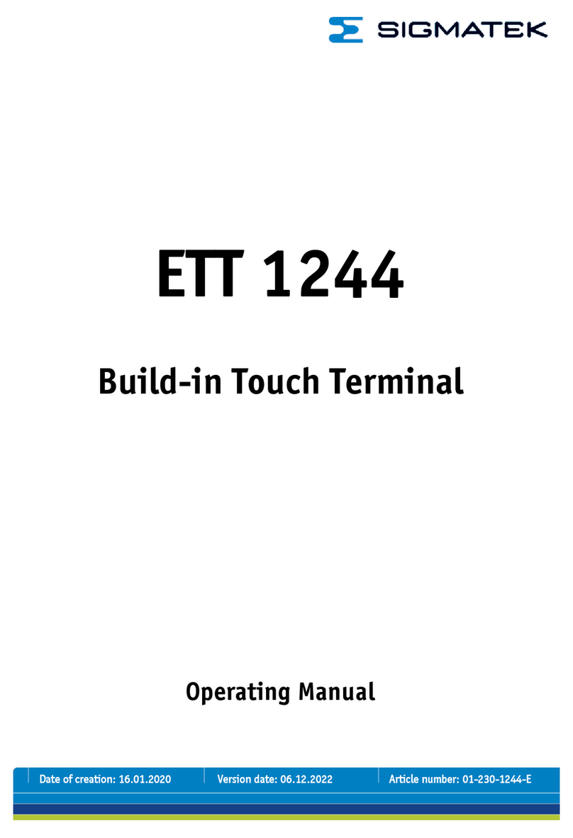 SIGMA TEK ETT 1244 User manual