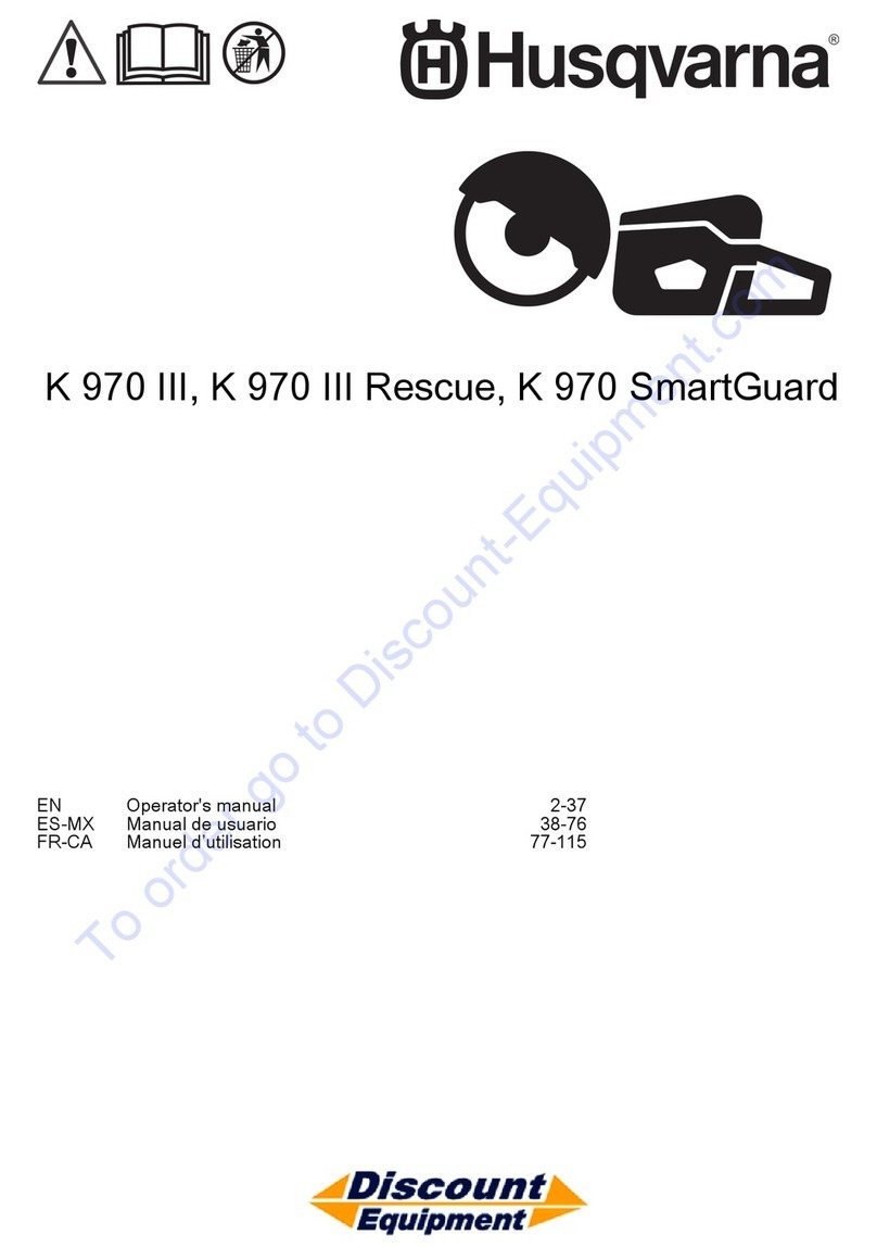 Husqvarna K 970 III Operator's manual