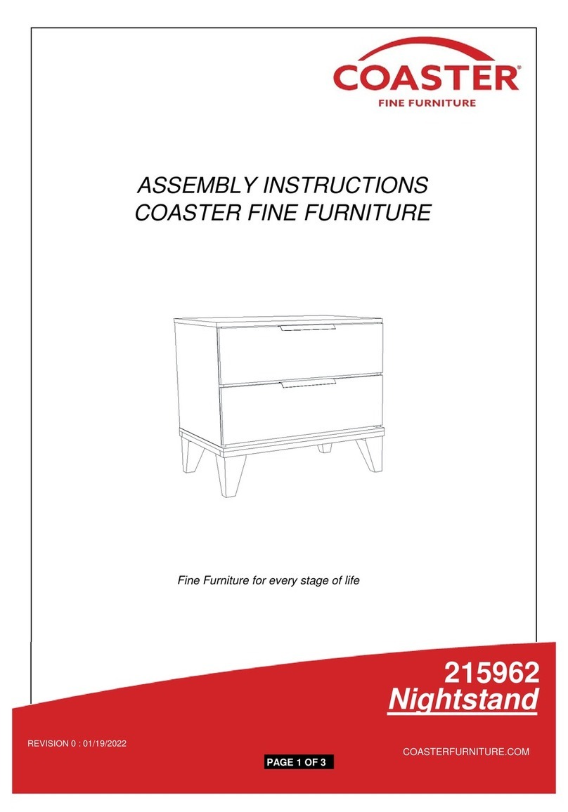 Coaster Mays 215962 User manual
