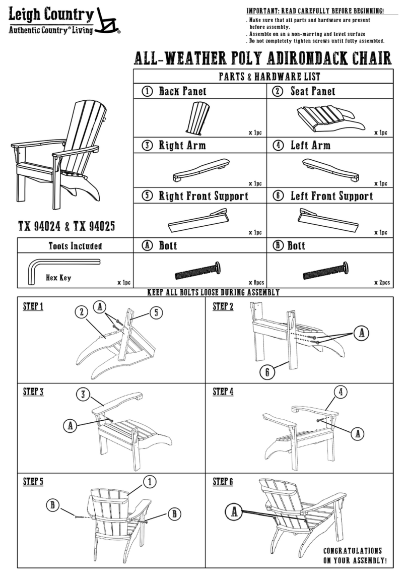 Leigh Country TX 94024 instructions