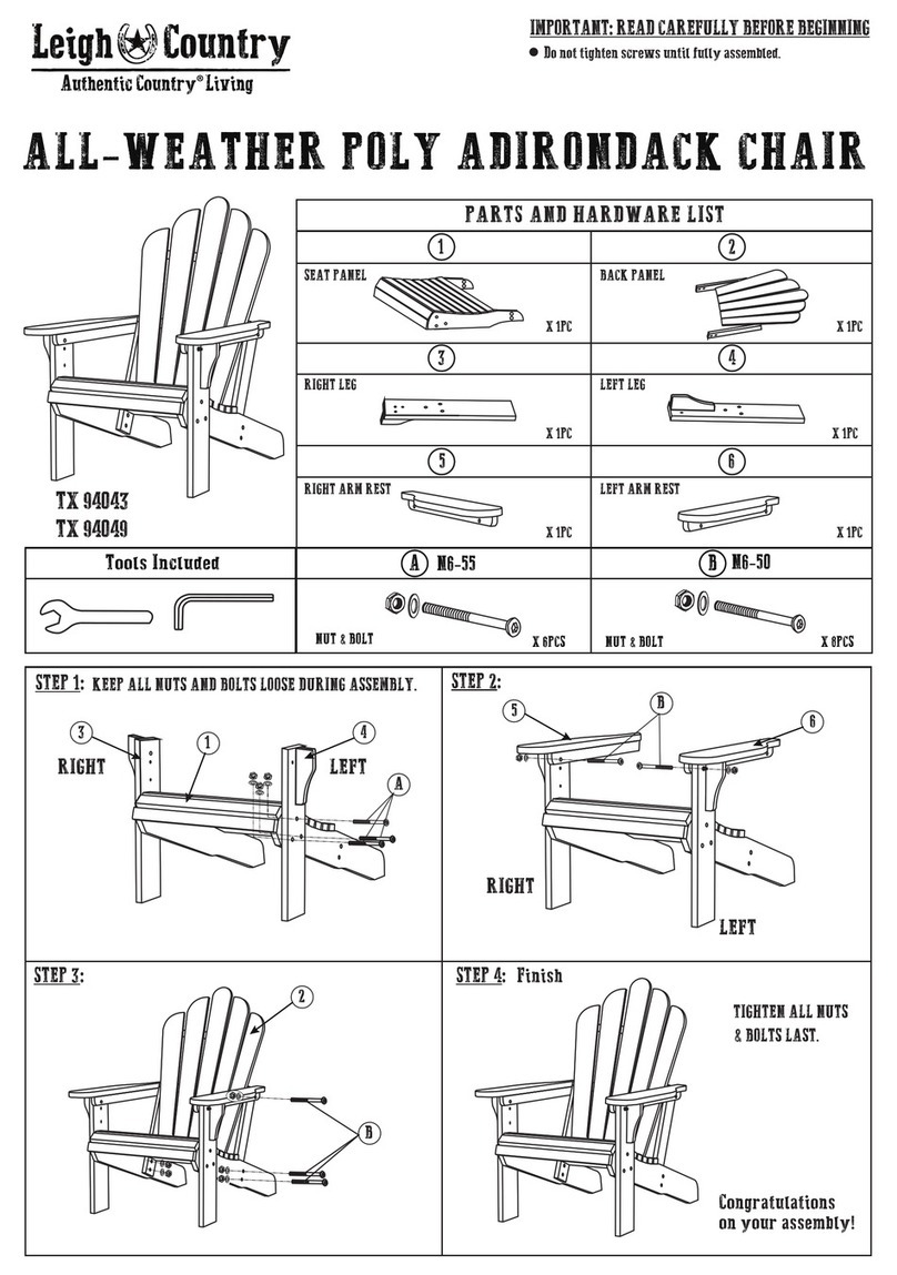 Leigh Country TX 94043 instructions