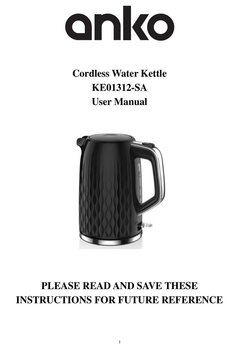 anko KE01312-SA user manual