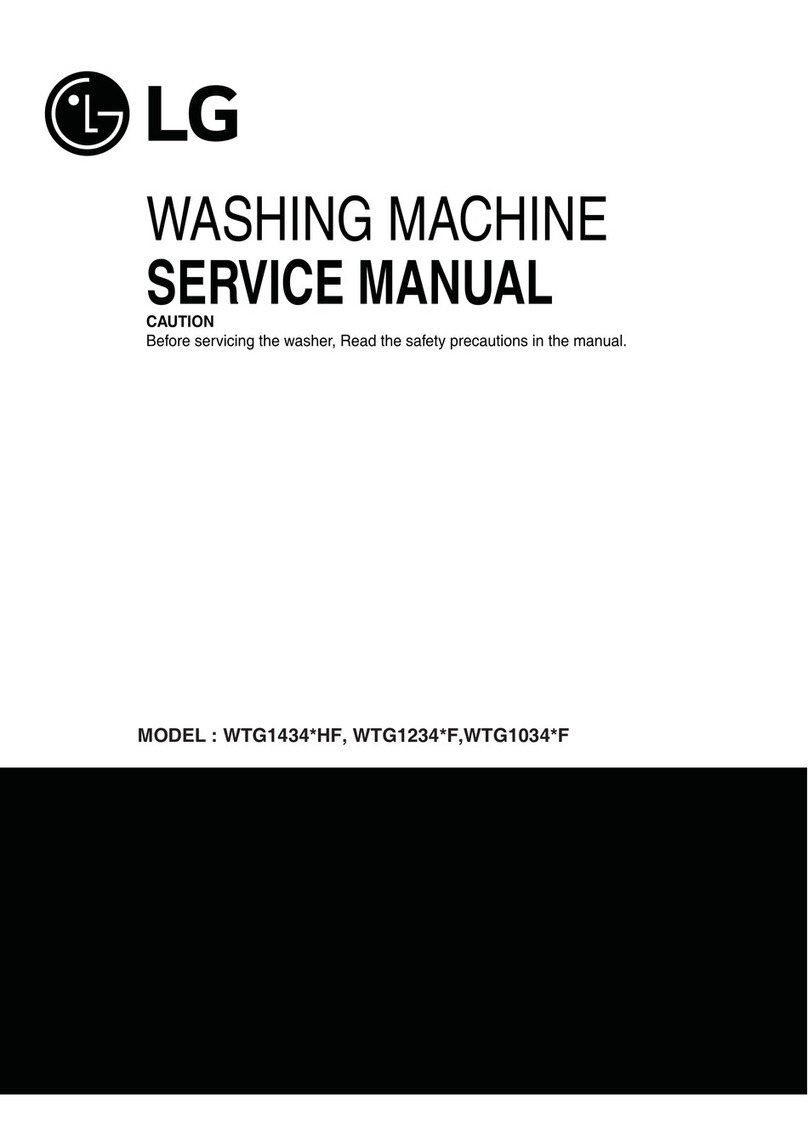 LG WTG1434 HF Series Service manual