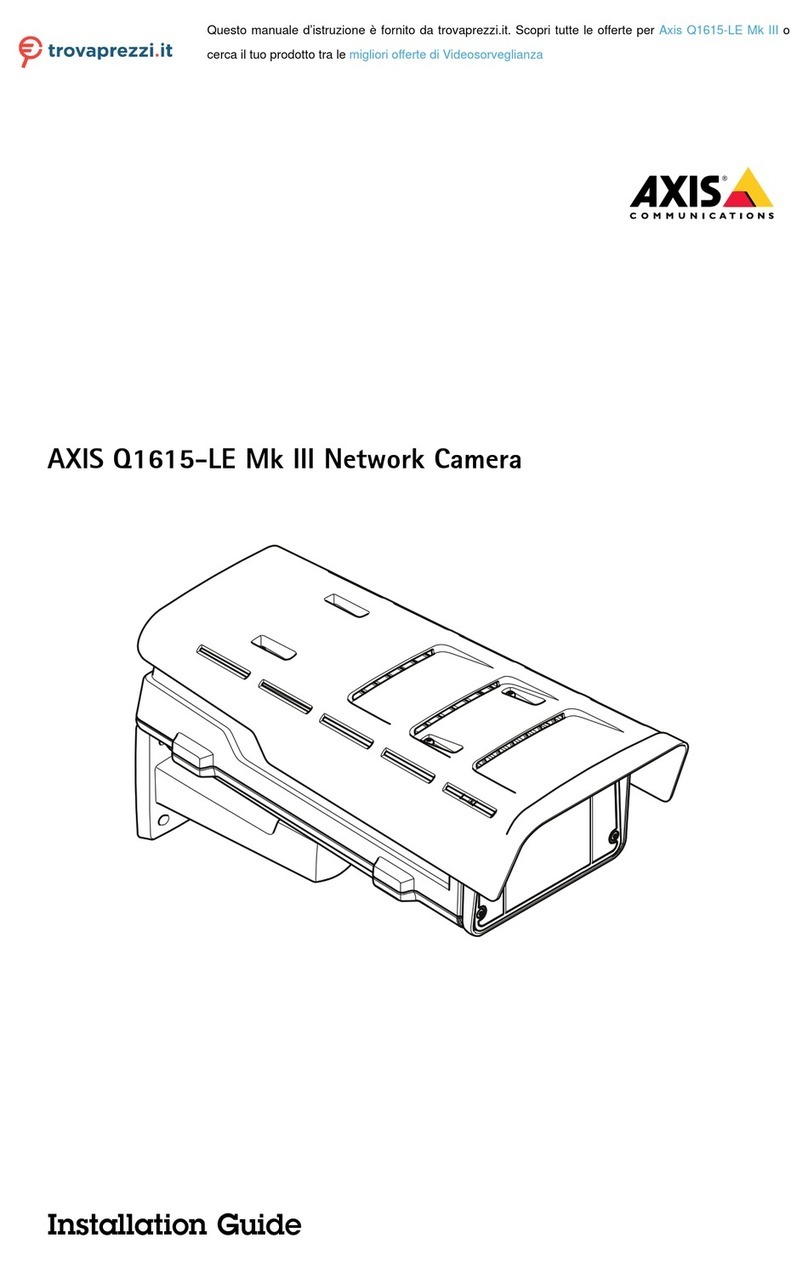 Axis Q1615-LE Mk III User manual