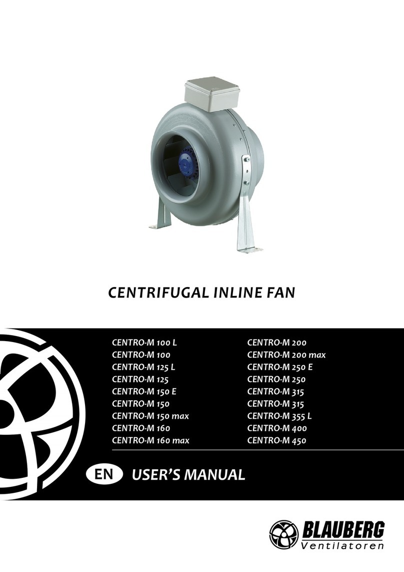 BLAUBERG Ventilatoren CENTRO-M 100 L user manual