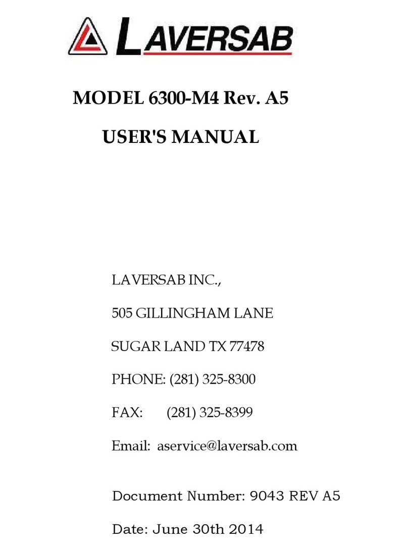 Laversab 6300-M4 User manual