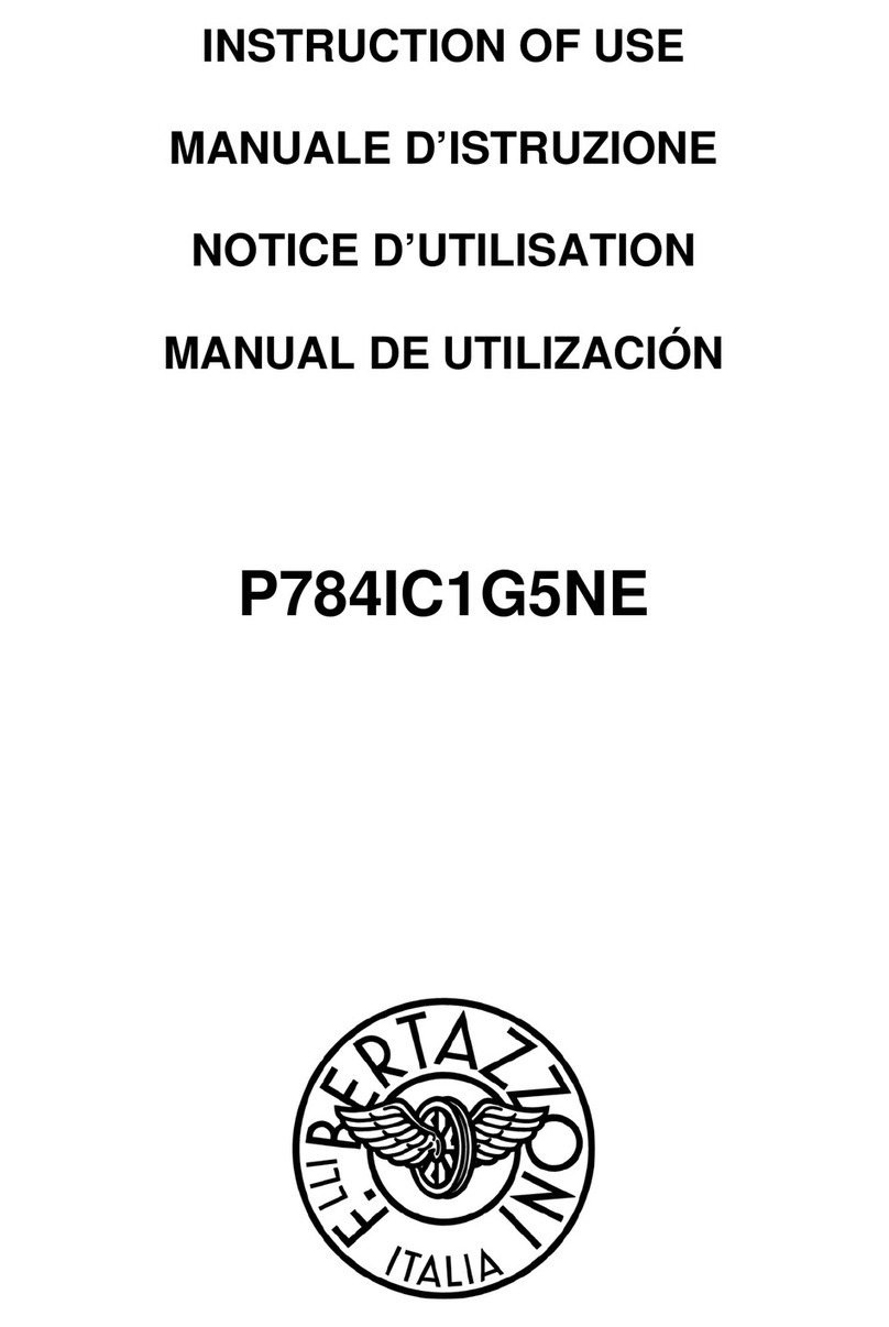 Bertazzoni P784IC1G5NE Instruction Manual