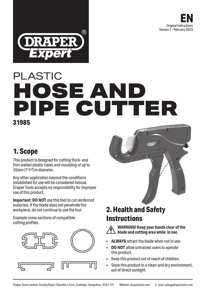 Draper Expert 31985 Original instructions