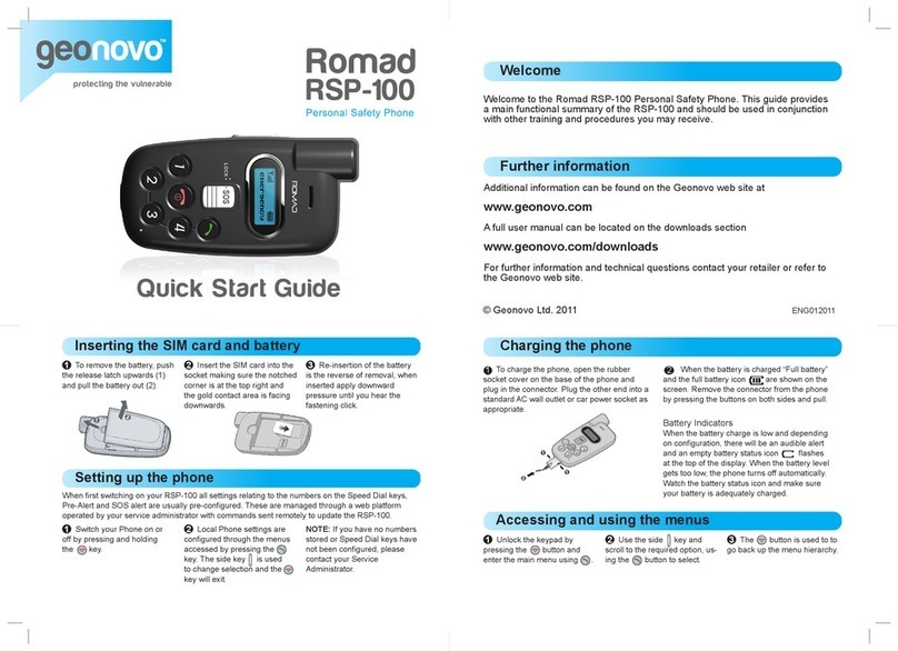 geonovo Romad RSP-100 quick start guide