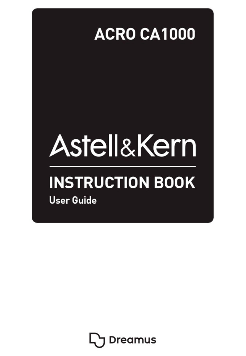 Dreamus Astell&Kern ACRO CA1000 Instruction book