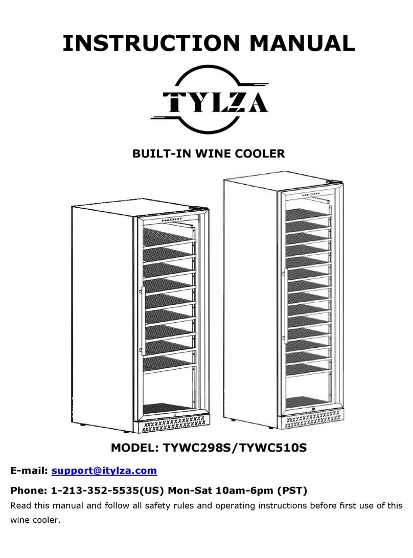 TYLZA TYWC298S instruction manual