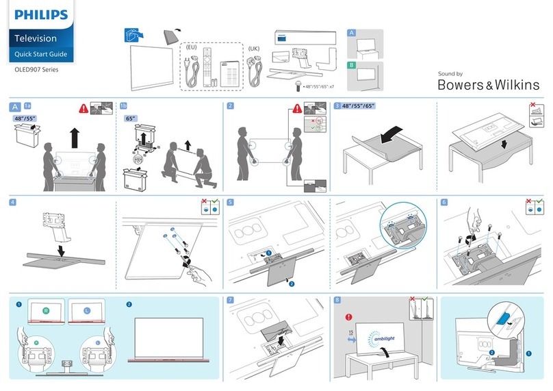 Philips 55OLED907 quick start guide