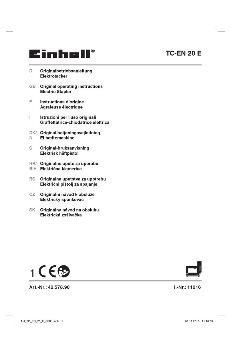 EINHELL TC-EN 20 E User manual