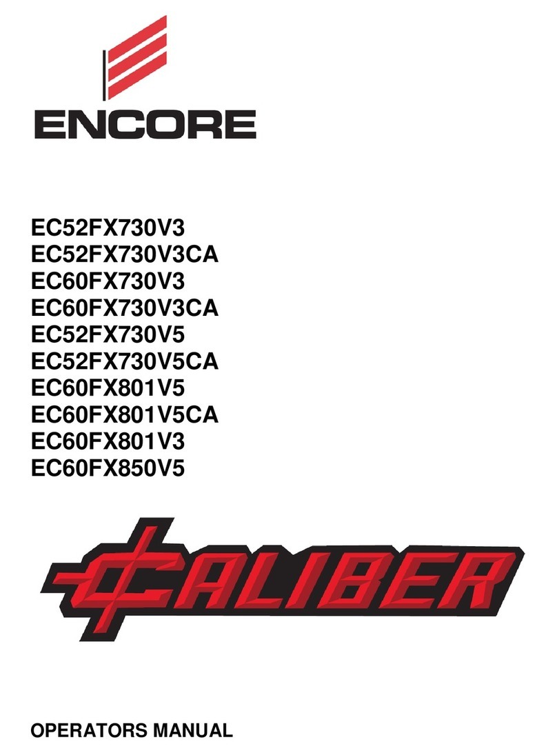 Encore Caliber EC52FX730V3 User manual