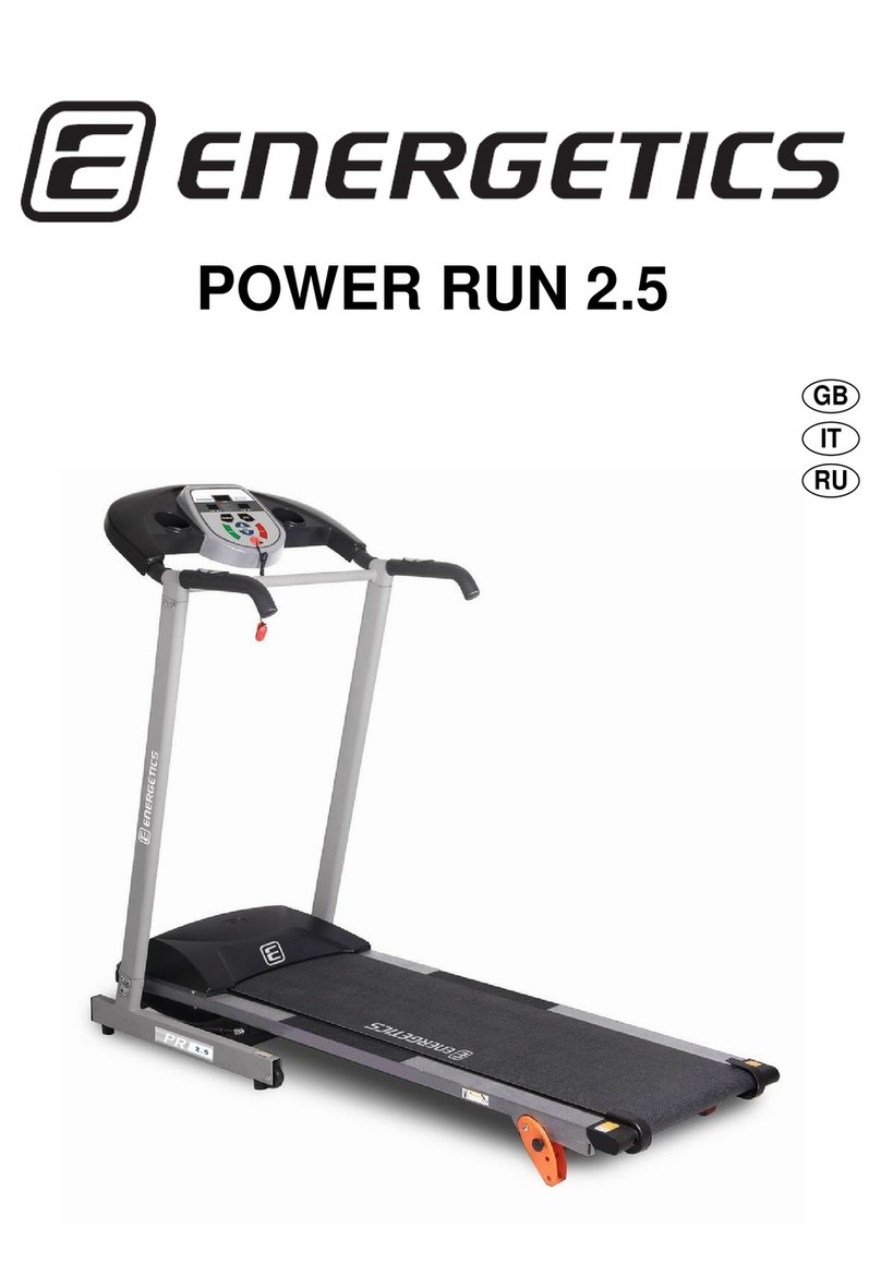 Energetics POWER RUN 2.5 manual