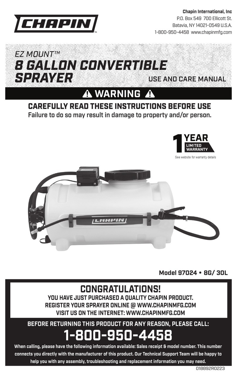 Chapin EZ MOUNT 97024 use and care manual