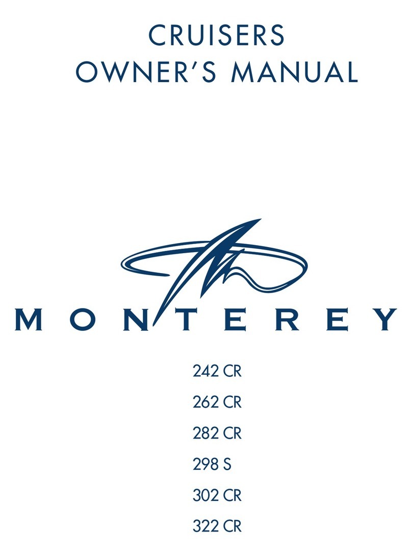Monterey Boats 242 CR owner's manual