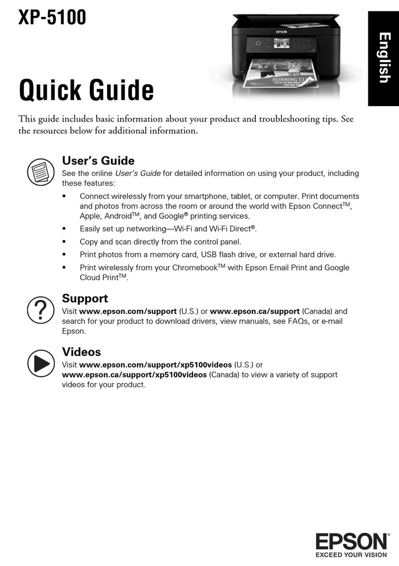 Epson XP-5100 Series User manual