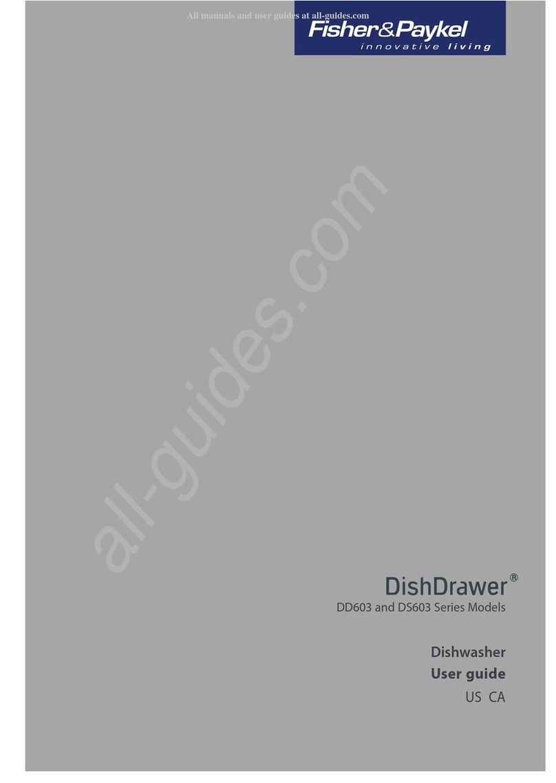 Fisher & Paykel DishDrawer DS603H user guide