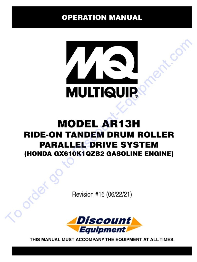 MQ Multiquip AR13H Operation manual