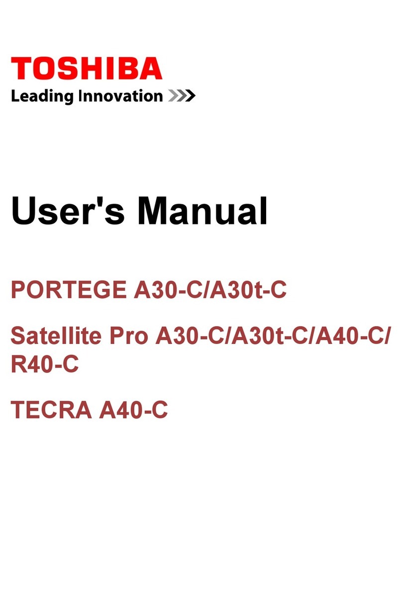 Toshiba Satellite Pro A30-C User manual