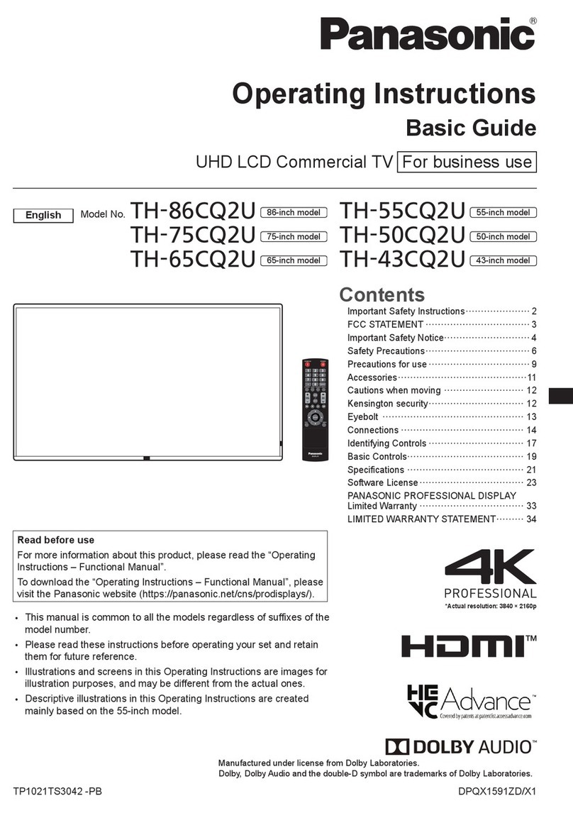 Panasonic TH-55CQ2U User manual