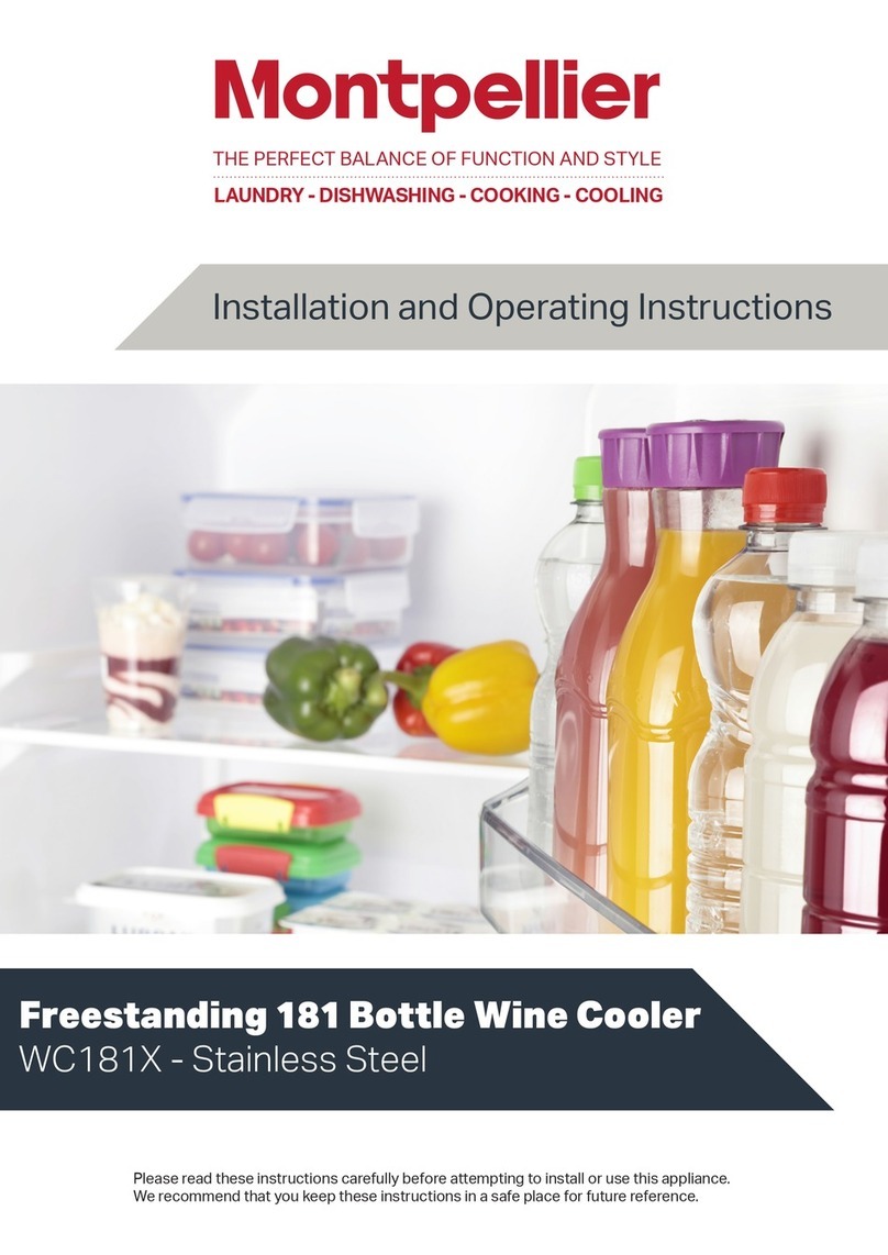 montpellier WC181X Installation and operating instructions