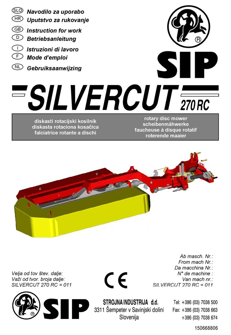 SIP SILVERCUT 270 RC User manual