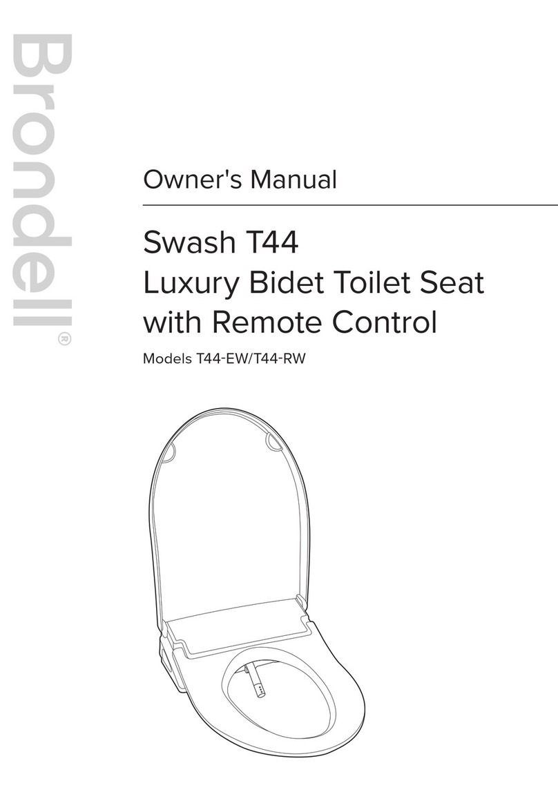 brondell Swash T44 owner's manual