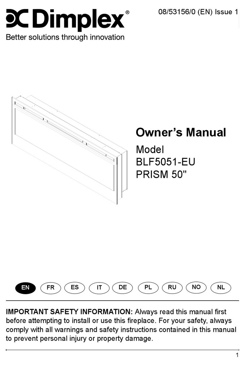 Dimplex Prism 50 owner's manual