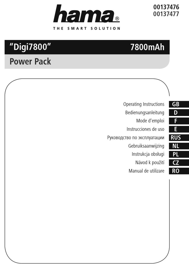 Hama Digi7800 operating instructions