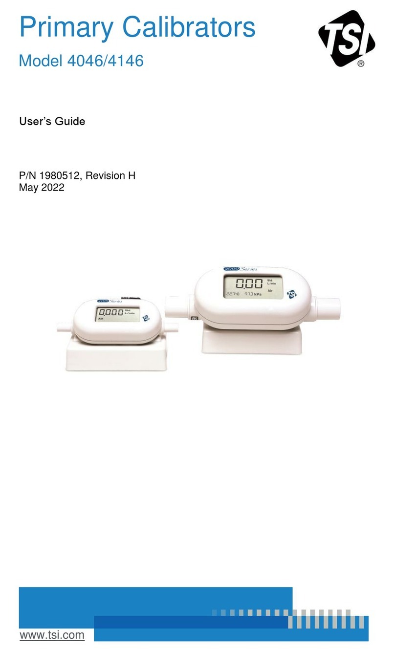 TSI Instruments 4046 User manual