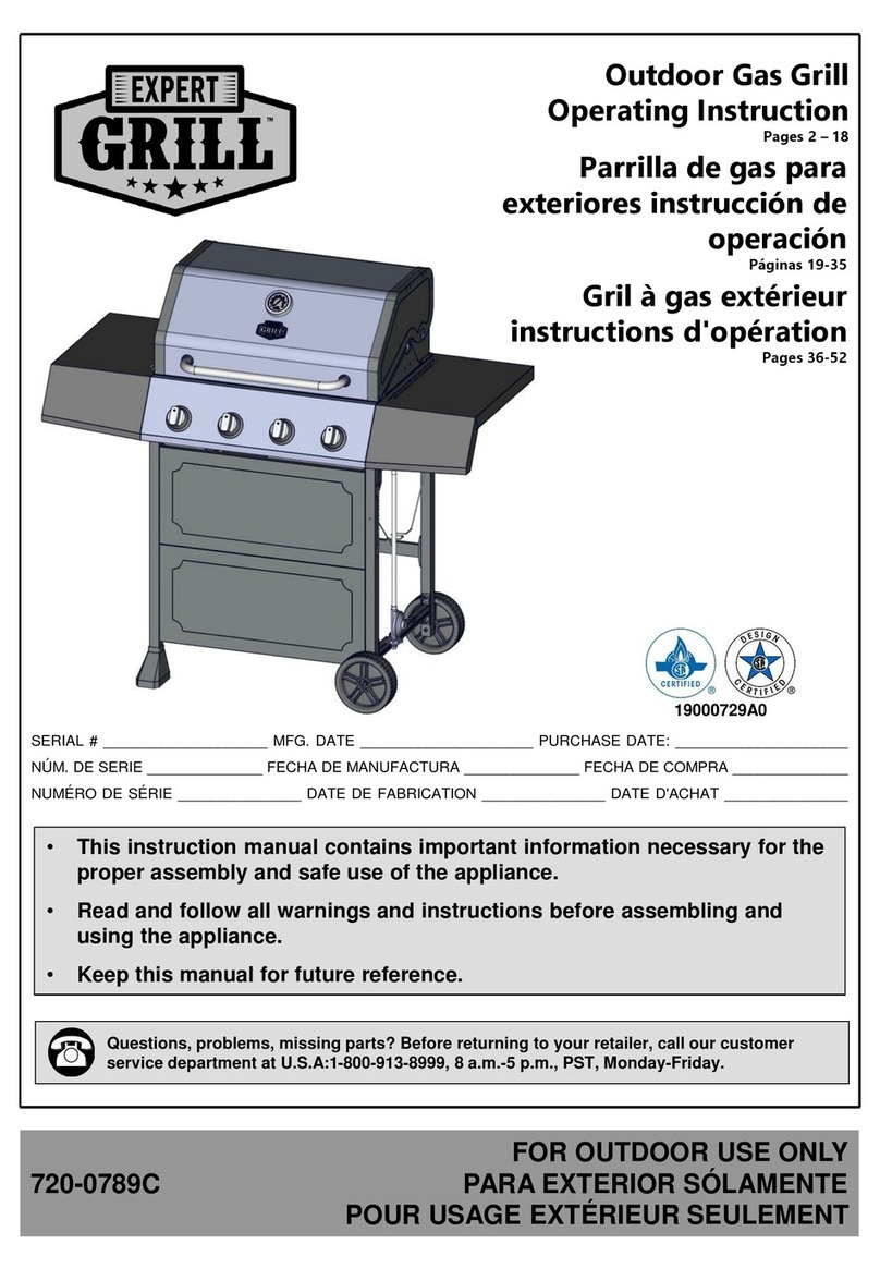 EXPERT GRILL 720-0789C User manual