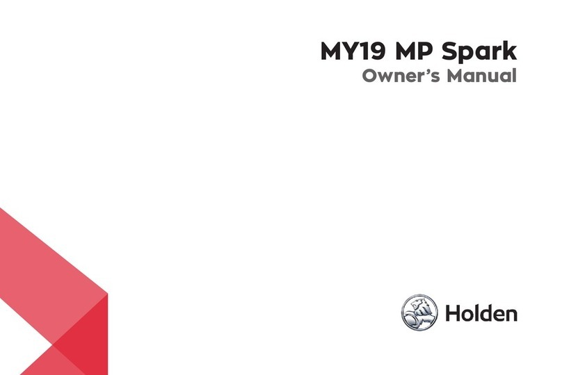 HOLDEN MP Spark 2019 User manual