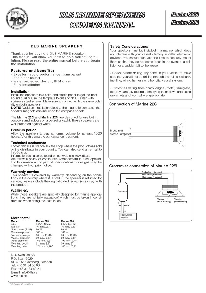 DLS Marine 225i User manual