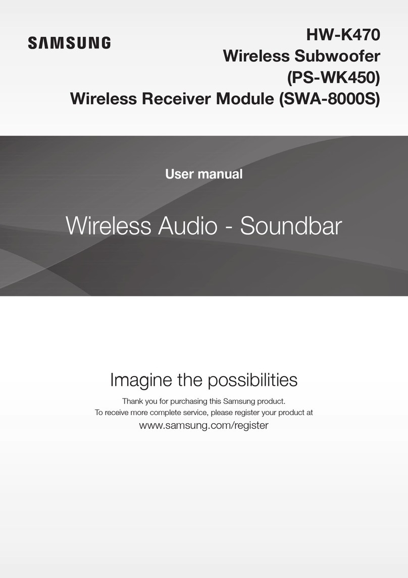 Samsung HW-K470 User manual