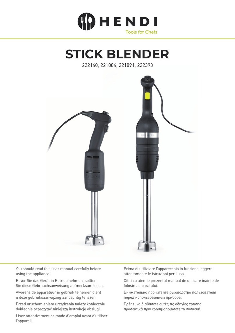 Hendi 221884 User manual