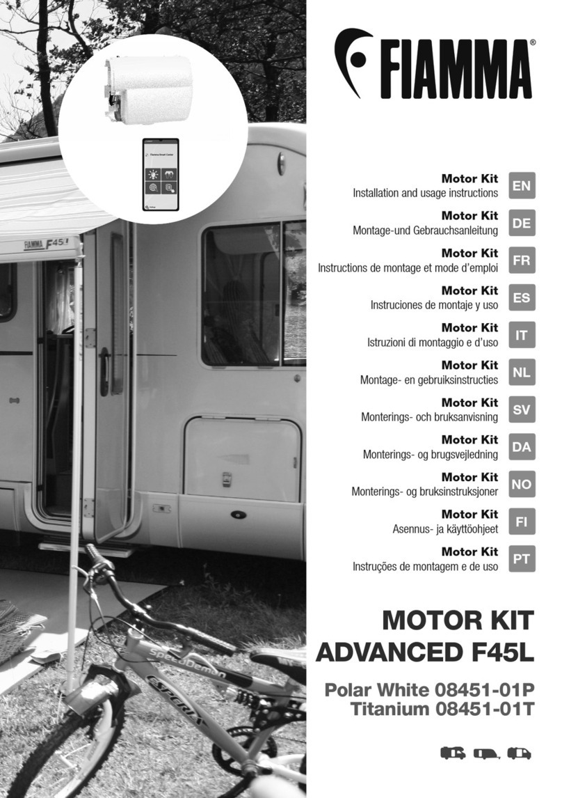 Fiamma Polar White 08451-01P Setup guide