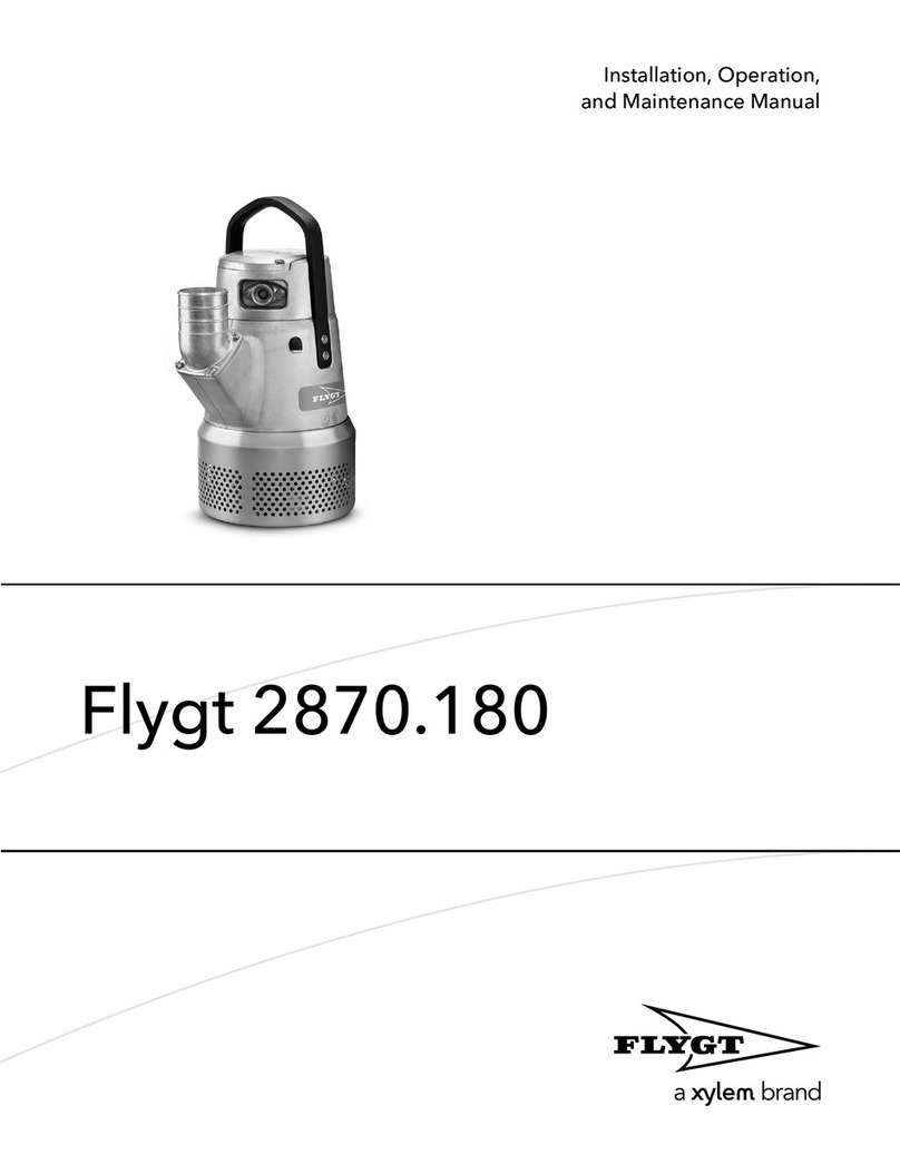 Xylem Flygt 2870.180 User manual