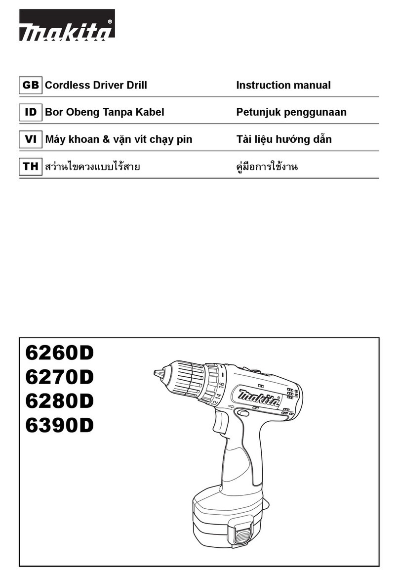 Makita 6280D User manual Makita 6280D User manual
