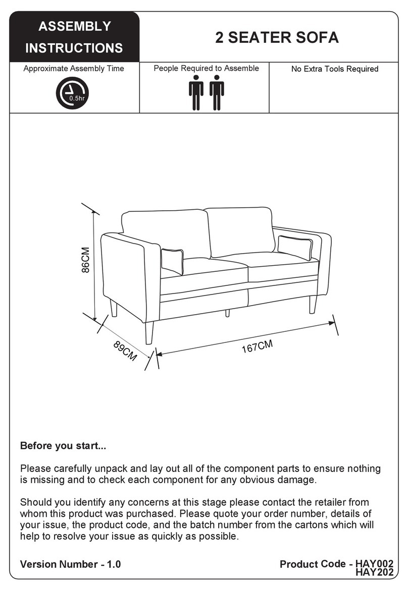 Julian Bowen Limited HAY002 User manual Julian Bowen Limited HAY002 User manual
