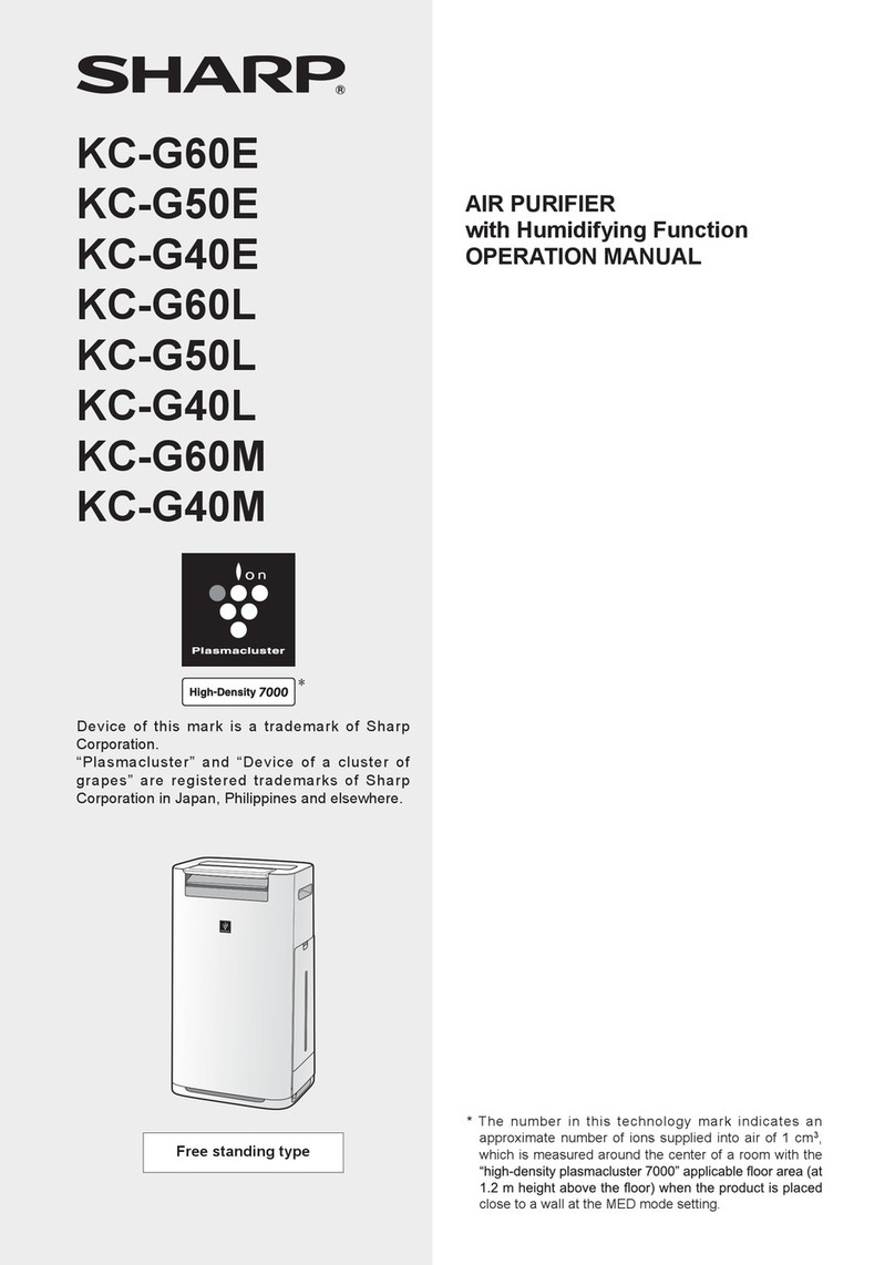 Sharp KC-G50E User manual