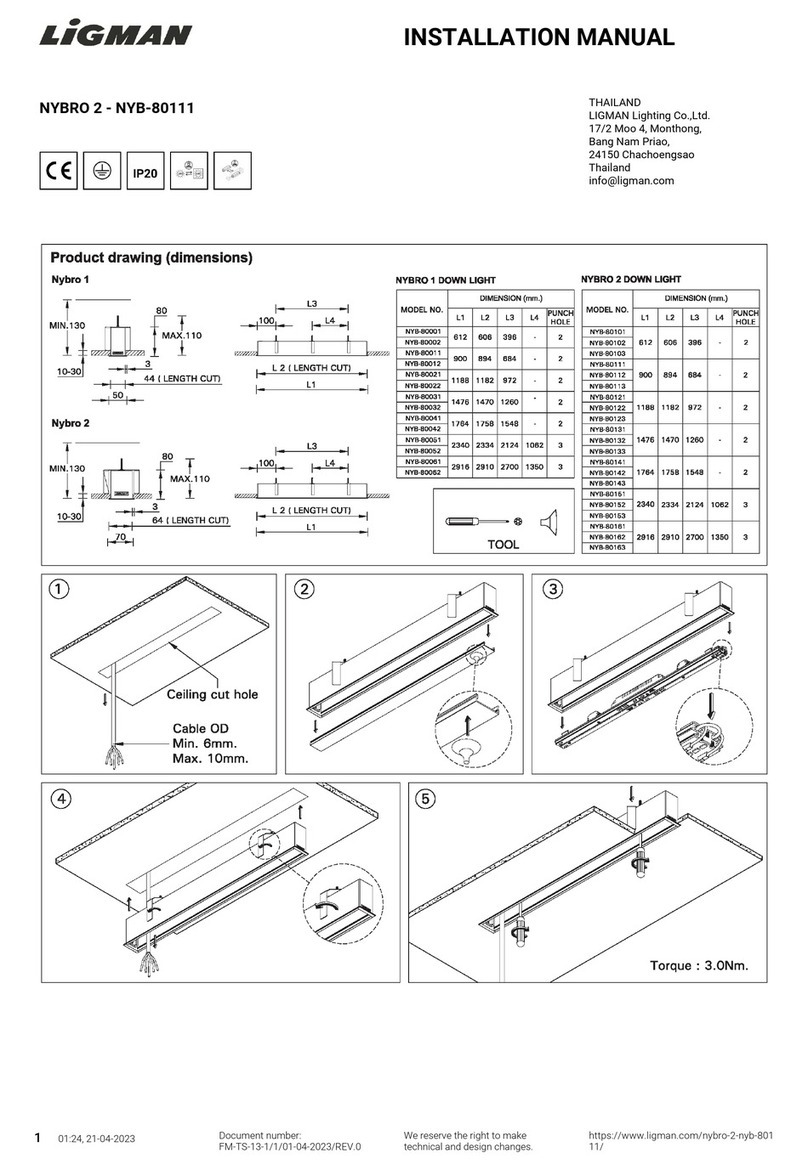 LIGMAN NYB-80111 User manual