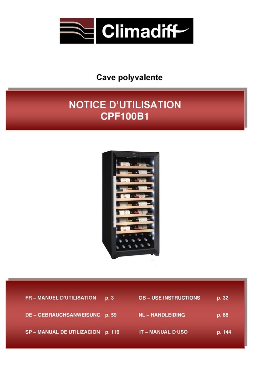 Climadiff CPF100B1 User manual