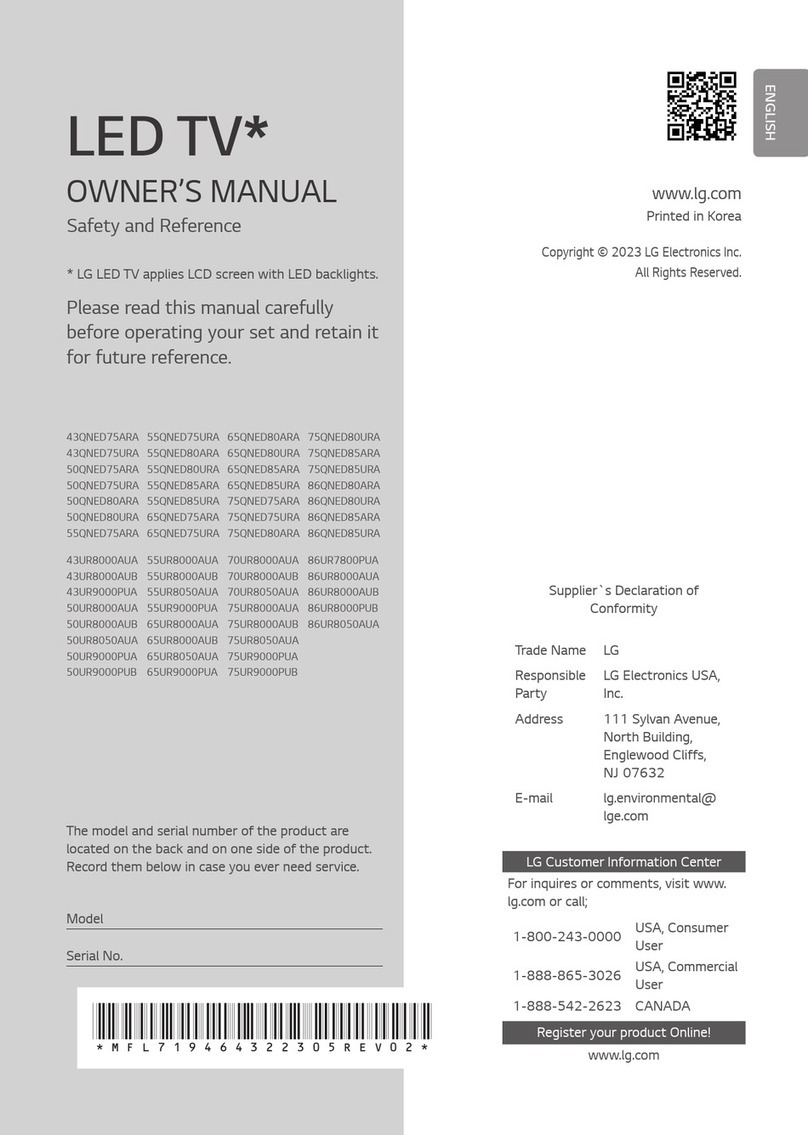 LG QNED75 Series User manual
