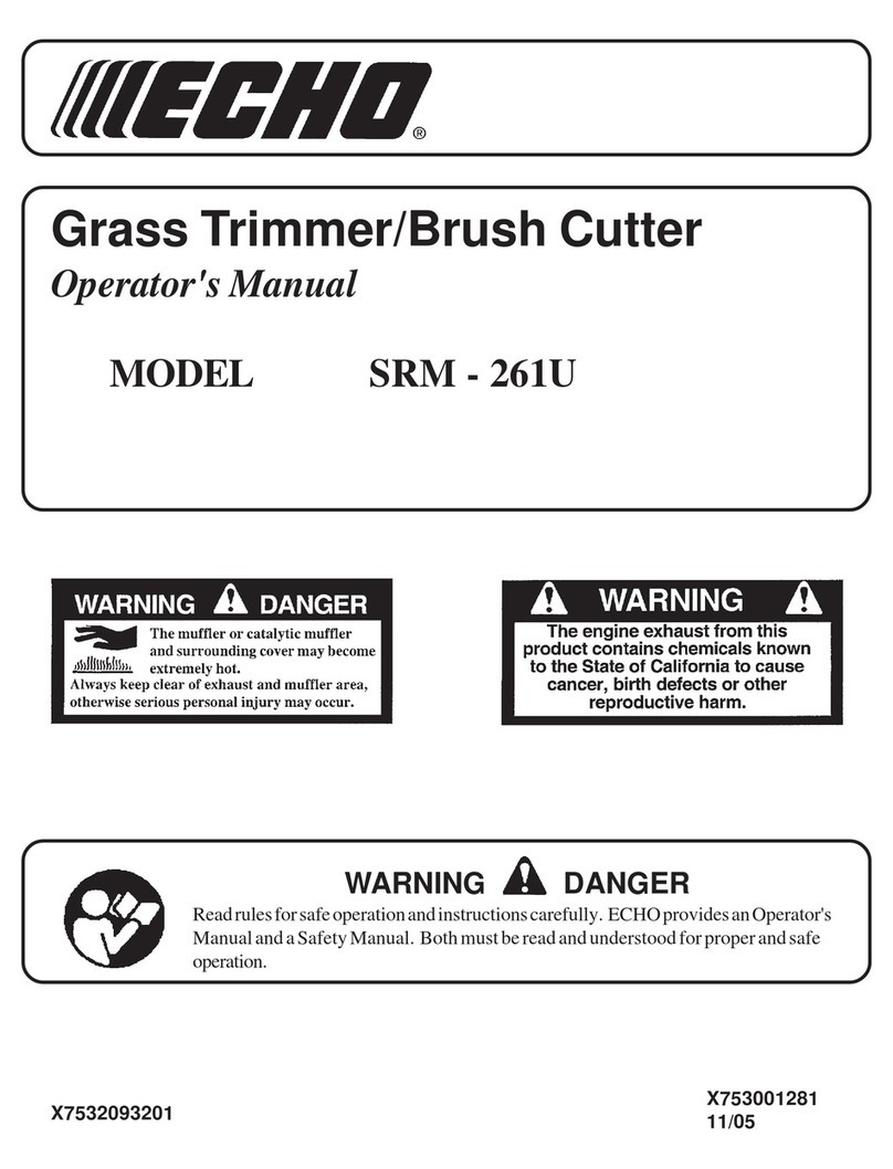 Echo SRM-261U User manual