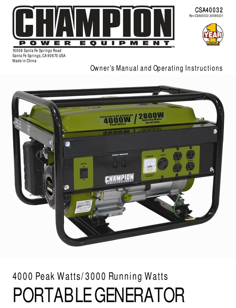 Champion Power Equipment CSA40032 Manual